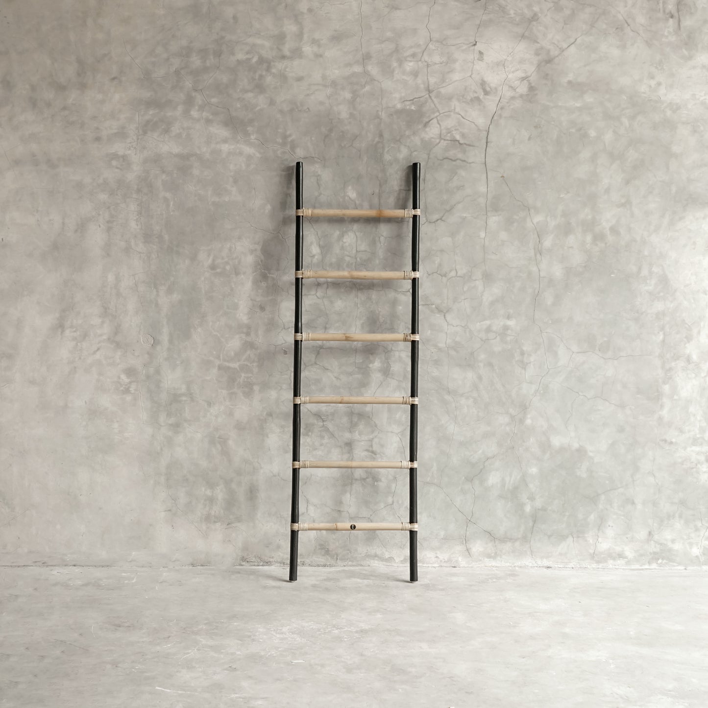 Rattan Ladder Black | Elements Concept Interior