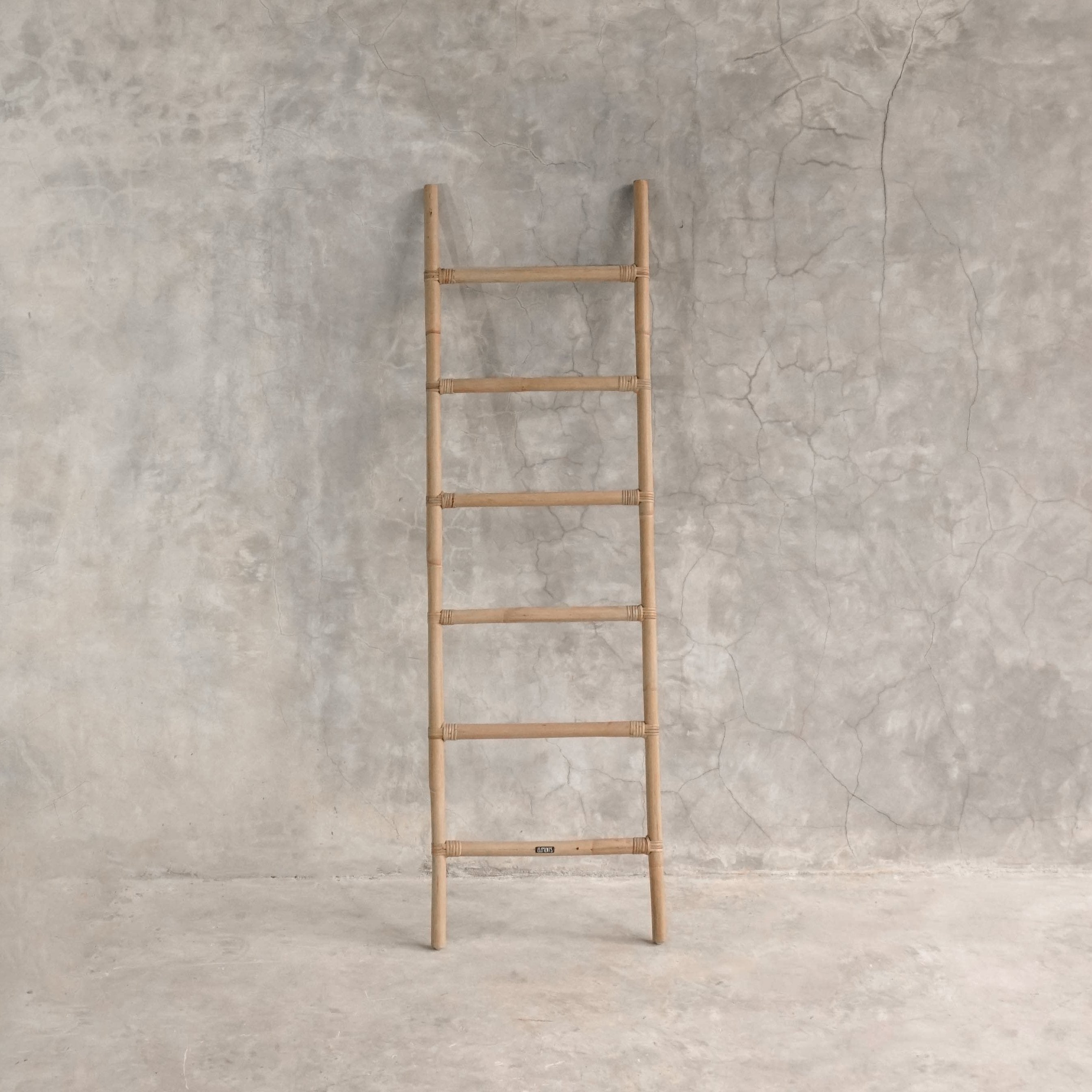 Rattan Ladder Black | Elements Concept Interior