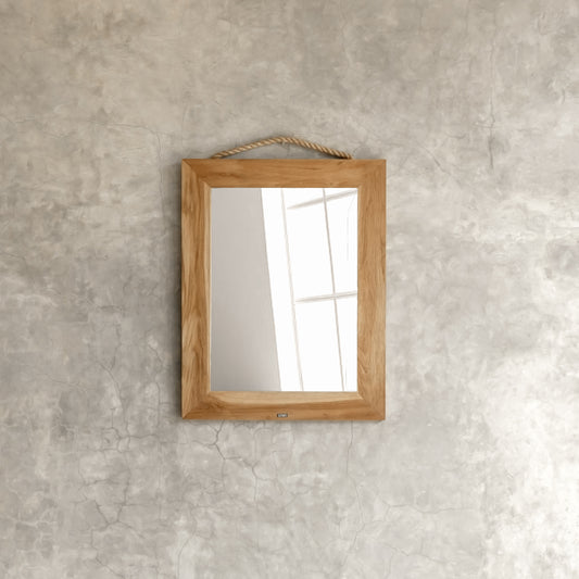 Solid Teak Mirror